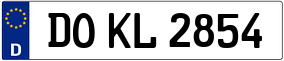 Truck License Plate